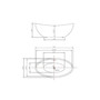 Barbados 71" Freestanding Bath Tub