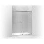 Kohler | Revel® sliding shower door, 70"H x 56-5/8 - 59-5/8"W, with 1/4" thick Frosted glass