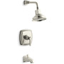 Kohler | Margaux® Rite-Temp® bath and shower valve trim with lever handle, NPT spout and 2.5 gpm showerhead