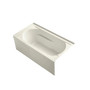 Kohler Devonshire Collection 60" Three Wall Alcove Soaking Bath Tub with Right Hand Drain