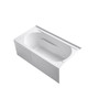 Kohler Devonshire Collection 60" Three Wall Alcove Soaking Bath Tub with Right Hand Drain