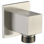 Royal Bath Shower Wall Mount Supply Square Elbow, Brushed Nickel