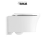 Kohler Veil® one-piece elongated dual-flush wall-hung toilet with Reveal® Quiet-Close™