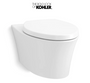 Kohler Veil® one-piece elongated dual-flush wall-hung toilet with Reveal® Quiet-Close™