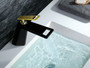 Royal Limited Edition Cube Single Handle Lav Faucet Black and Gold