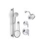 Kohler Tempered Pressure Balanced Shower System with Shower Head, Hand Shower, Valve Trim, and Shower Arm