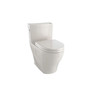 TOTO Legato 1.28 GPF One-Piece Elongated Toilet with Left Hand Lever - Seat Included - Cotton