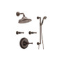 Brizo Sensori Custom Thermostatic Shower System with Showerhead, Volume Controls, and Handshower - Valves Included