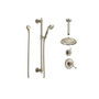 Brizo Baliza Thermostatic Shower System with Rain Shower Head, Hand Shower with Slide Bar, and 3 Function Diverter  v.2