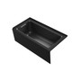 Kohler Archer Three Wall Alcove Soaking Tub with Left Hand Drain and Integral Apron