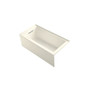 Kohler Underscore 60" Soaking Bathtub for Three Wall Alcove Installation with Left Hand Drain