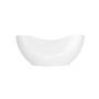 Kohler Abrazo 66" Free Standing Resin Soaking Tub with Center Drain, Drain Assembly and Overflow