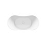 Kohler Abrazo 66" Free Standing Resin Soaking Tub with Center Drain, Drain Assembly and Overflow