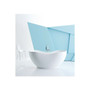 Kohler Abrazo 66" Free Standing Resin Soaking Tub with Center Drain, Drain Assembly and Overflow