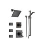 Delta  TempAssure  17T Series Thermostatic Shower System with Integrated Volume Control, Shower Head, 3 Body Sprays and Hand Shower - Includes Rough-In Valves