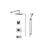 Delta Monitor 14 Series Pressure Balanced Tub and Shower System with Shower Head, Hand Shower, and Slide Bar - Includes Rough-In Valves