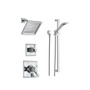 Delta TempAssure 17T Series Thermostatic Shower System with Integrated Volume Control, Shower Head, and Hand Shower - Includes  Rough-In Valves