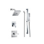 Delta Monitor 14 Series Single Function  Pressure Balanced Shower System with Shower Head, and Hand Shower - Includes Rough-In Valves: Ara