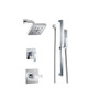 Delta Monitor 14 Series Single Function  Pressure Balanced Shower System with Shower Head, and Hand Shower - Includes Rough-In Valves: Ara
