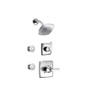 Delta Monitor 14 Series Single Function Pressure Balanced Shower System with Shower Head, and 2 Body Sprays - Includes Rough-In Valves - Ashlyn