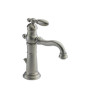 Delta Victorian Single Hole Bathroom Faucet with Pop-Up Drain Assembly
