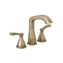 Delta Stryke 1.2 GPM Widespread Bathroom Faucet with Lever Handles and Pop-Up Drain Assembly