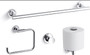 Kohler Purist 18" Towel Bar, Towel Ring, Tissue Holder and Robe Hook