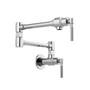 Brizo Litze 4 GPM Wall Mounted Double Handle Pot Filler with Knurled Handles