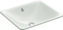 Kohler Iron Plains 18-9/16" Drop In Enameled Cast Iron Bathroom Sink with Overflow