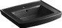 Kohler Archer 24" Pedestal Bathroom Sink with 1 Hole Drilled and Overflow