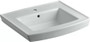 Kohler Archer 24" Pedestal Bathroom Sink with 1 Hole Drilled and Overflow