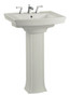 Kohler 24" Centerset Vitreous China Pedestal Bathroom Sink with 3 Pre Drilled Faucet Holes from the Archer Collection