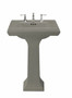 Kohler 27" Widespread Fireclay Bathroom Sink with Overflow and 3 Pre Drilled Faucet Holes from the Memoirs Collection