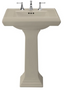 Kohler 27" Single Hole Fireclay Bathroom Sink with Overflow and 1 Pre Drilled Faucet Hole from the Memoirs Collection