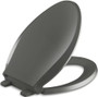 Kohler Cachet Q3 Elongated Closed-Front Toilet Seat with Quiet-Close Technology, Quick-Attach Hinges and Grip-Tight Bumpers