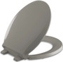 Kohler Cachet Q3 Round Closed-Front Toilet Seat with Quiet-Close Technology, Quick-Attach Hinges and Grip-Tight Bumpers