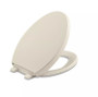 Kohler Reveal Elongated Closed-Front Toilet Seat with Grip Tight Bumpers, Quiet-Close Seat, and Quick-Attach Hinges