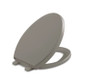 Kohler Reveal Elongated Closed-Front Toilet Seat with Grip Tight Bumpers, Quiet-Close Seat, and Quick-Attach Hinges