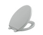 Kohler Reveal Elongated Closed-Front Toilet Seat with Grip Tight Bumpers, Quiet-Close Seat, and Quick-Attach Hinges
