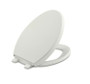 Kohler Reveal Elongated Closed-Front Toilet Seat with Grip Tight Bumpers, Quiet-Close Seat, and Quick-Attach Hinges