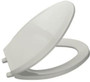 Kohler Lustra Q2 Elongated Closed-Front Toilet Seat with Quick-Release and Quick-Attach Hinges