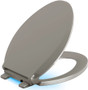 Kohler Cachet Elongated Closed Front Toilet Seat with Nightlight, Quiet-Close, and Grip-Tight