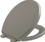 Kohler-Reveal® Quiet-Close™round-front toilet seat