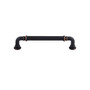 Top Knobs Reeded Mixed Length Handle Cabinet Pull from the Chareau Collection - S