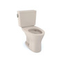 TOTO Drake 0.8 / 1.28 GPF Dual Flush Two Piece Elongated Toilet with Left Hand Lever - Less Seat