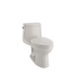 TOTO Ultramax II One Piece Elongated 1.0 GPF Toilet with Double Cyclone Flush System and CeFiONtect - SoftClose Seat Included