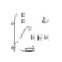 Kohler Memoirs Thermostatic HydroRail Shower System with Single Function Shower Head, Hand Shower, Body Sprays, Decorative Lever Handle Valve Trims