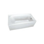 PROFLO 60" x 42" Alcove Soaking Bath Tub with Skirt and Left Hand Drain