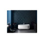 Kohler Ceric 60" Free Standing Cast Resin Soaking Tub with Center Drain, Drain Assembly, and Overflow