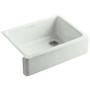 Kohler Whitehaven 29-11/16" Undermount Single Basin Cast Iron Kitchen Sink